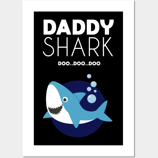 Daddy Shark Wall Art by Saytee1